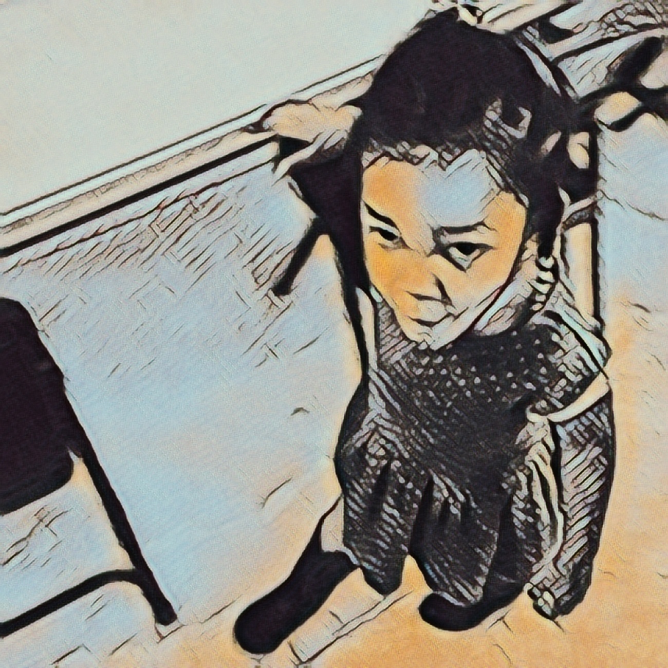 Baby in church 