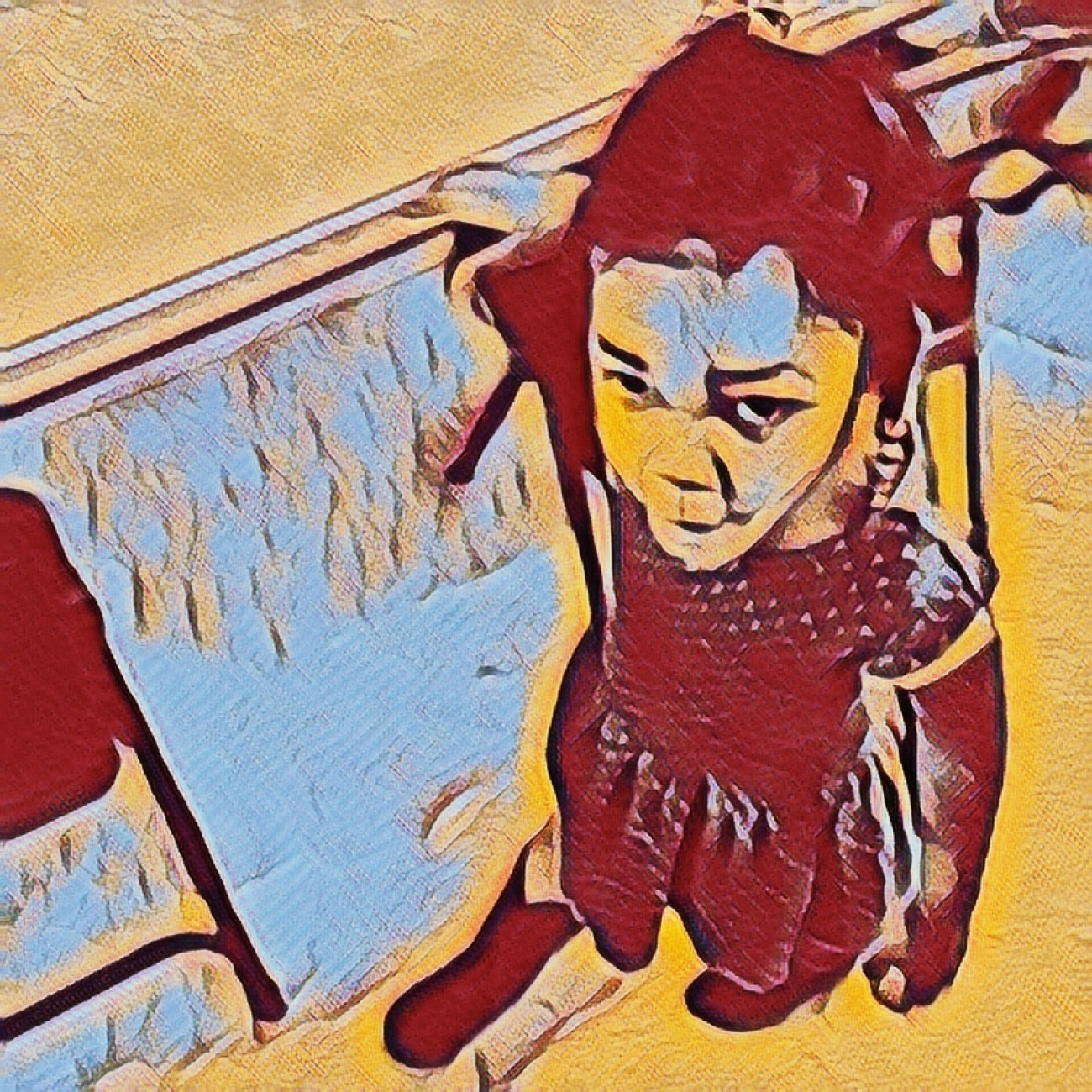 Baby in church 