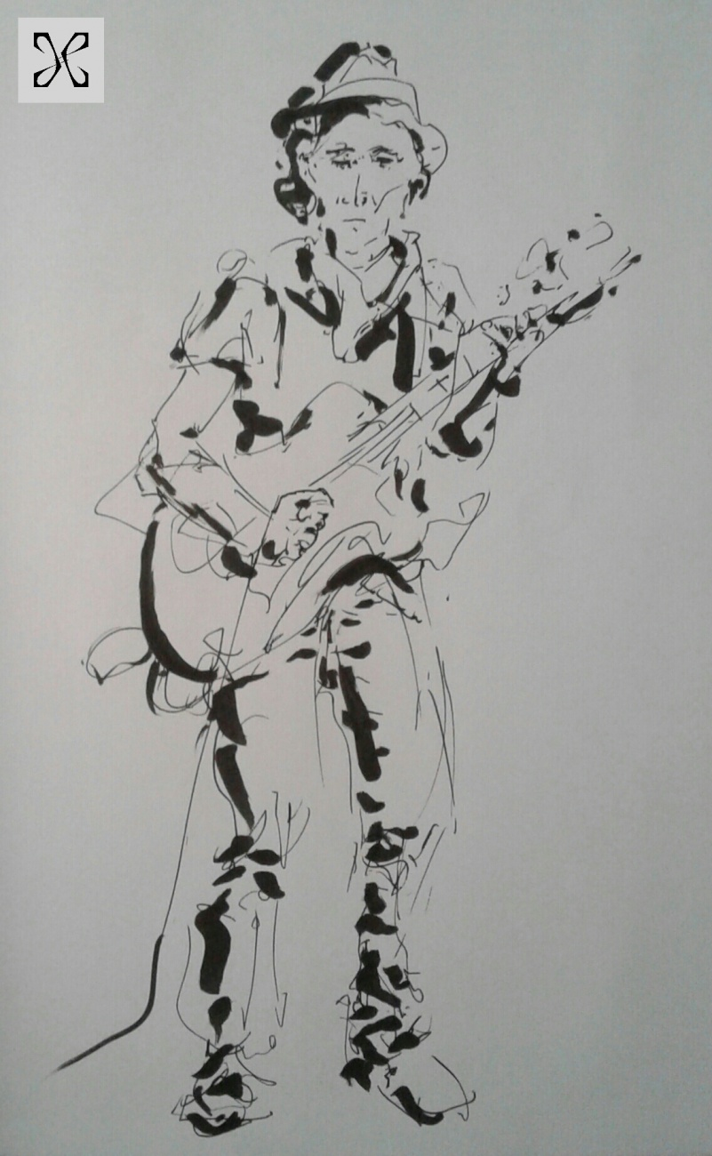 Ink without pencil in concert