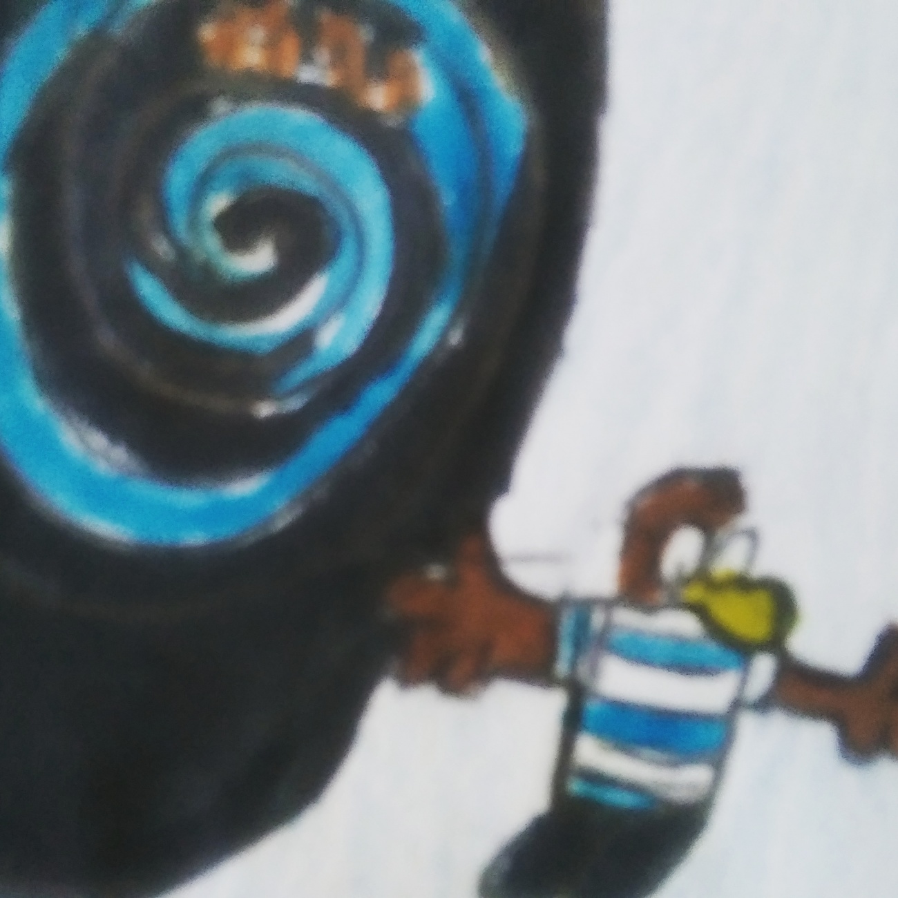 Birdman raises up out of the spiral