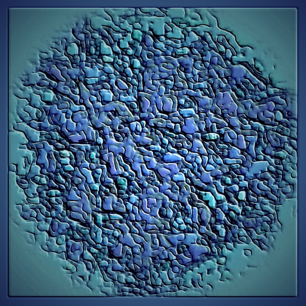 Deep Blue Abstract