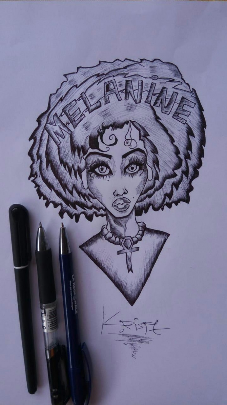 Drawing Afro_African's womans