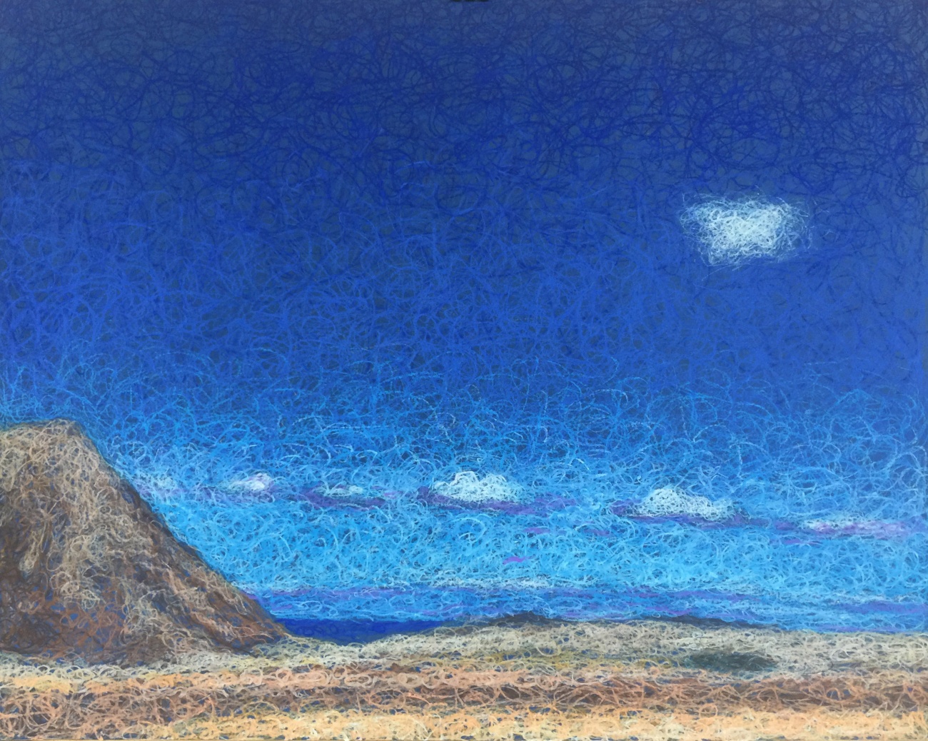 Fuerteventura. 2018. Pastels on paper...