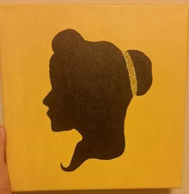 Glitter Belle Silhouette 