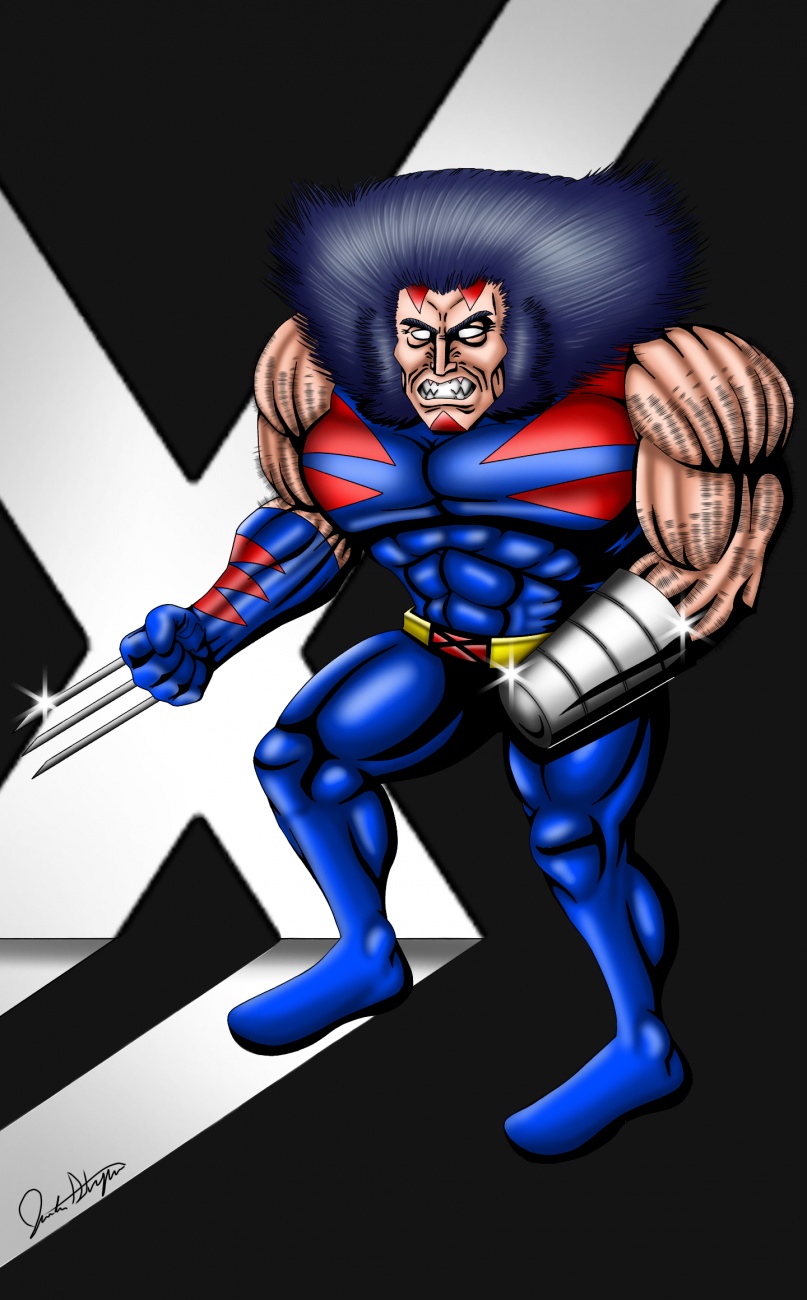 Here is X-Men's Wolverine, A.K.A Weap...