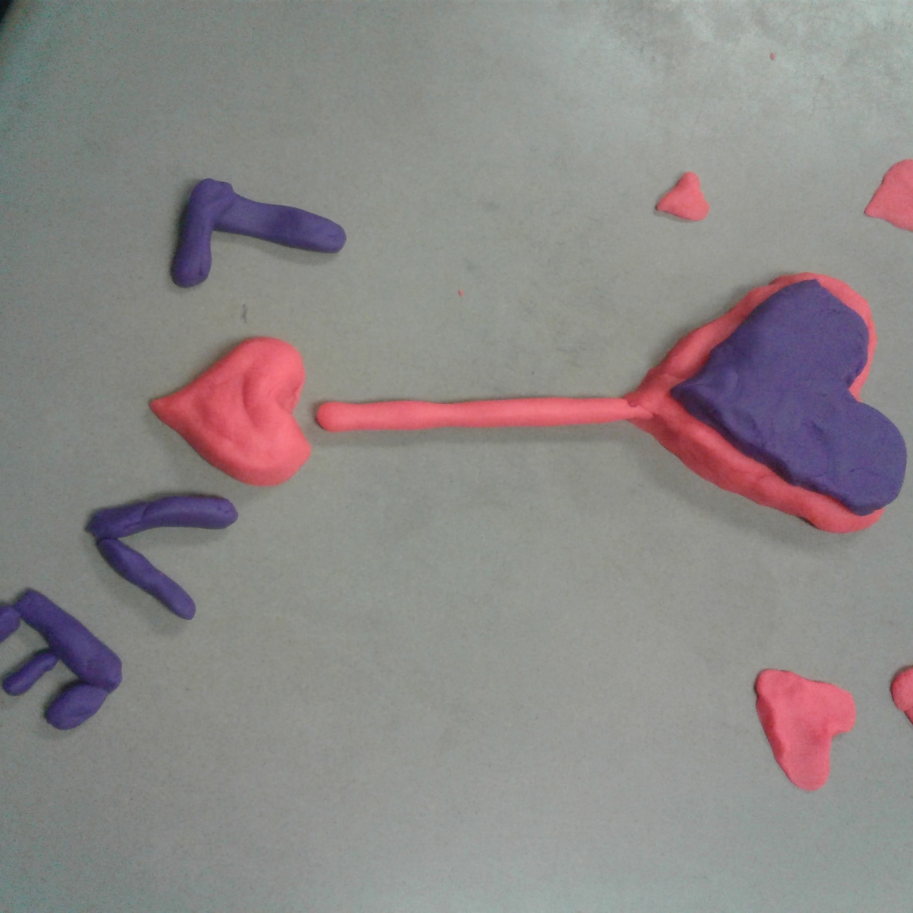 I did this out of play-doh and it was...