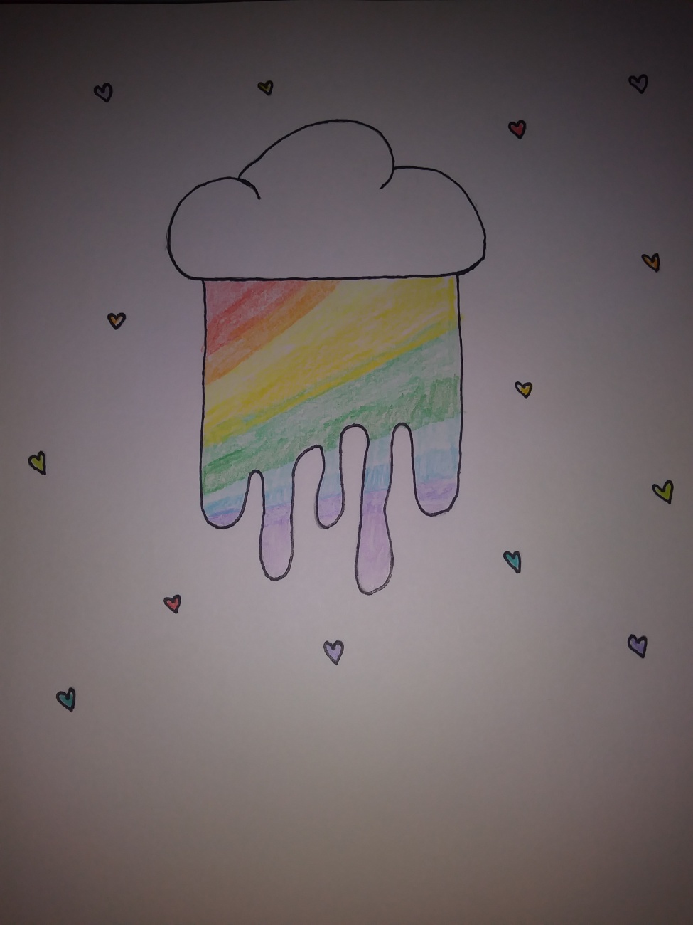 I got inspired because after it rains...