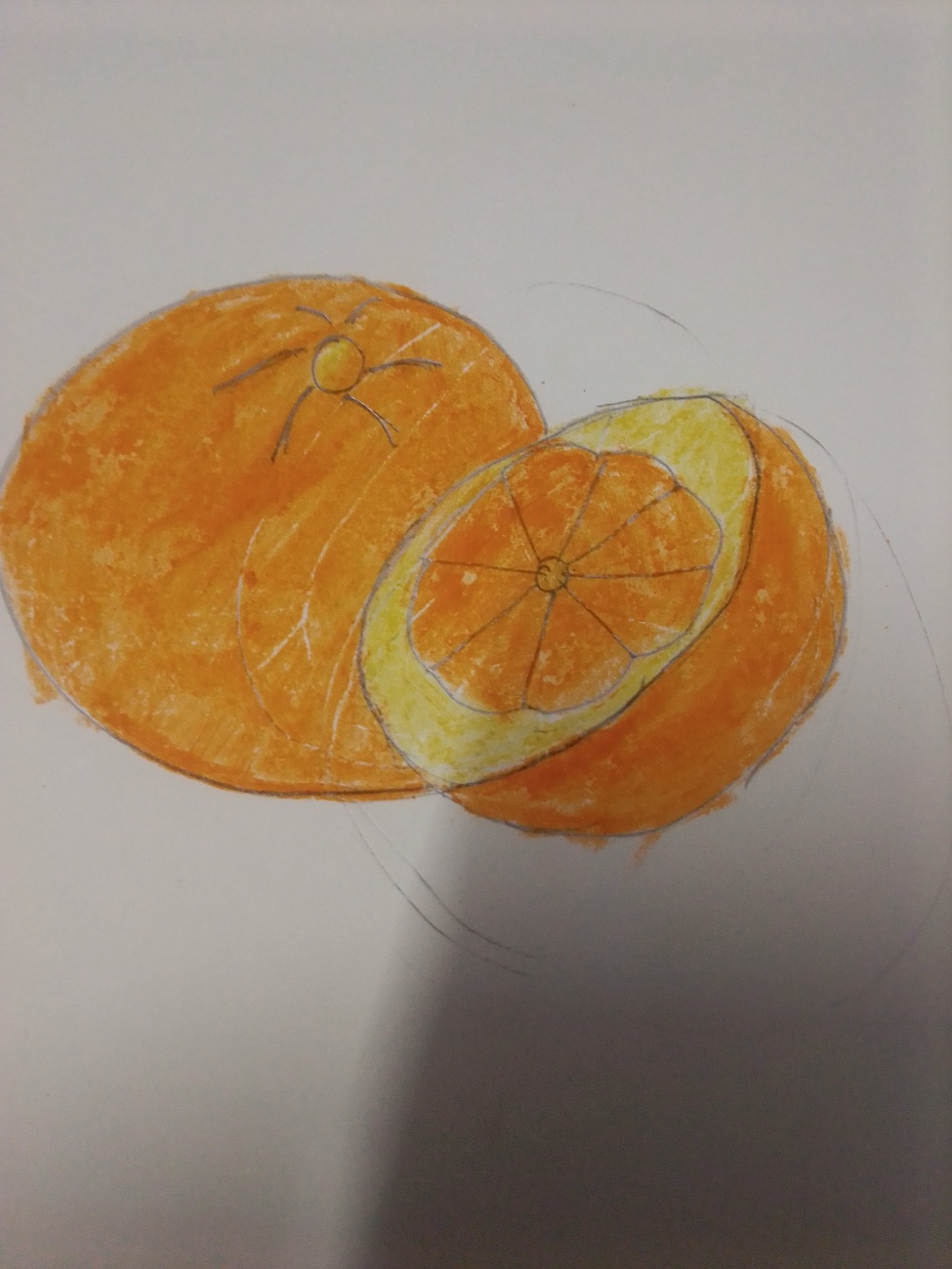 Its an orange 