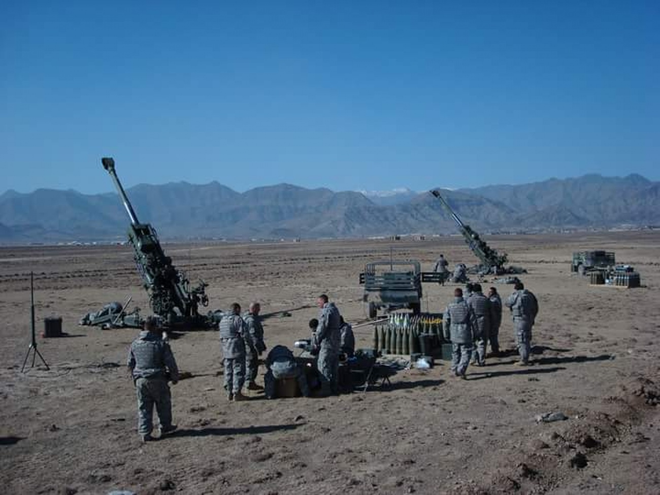 M777A2 howitzers in Khost