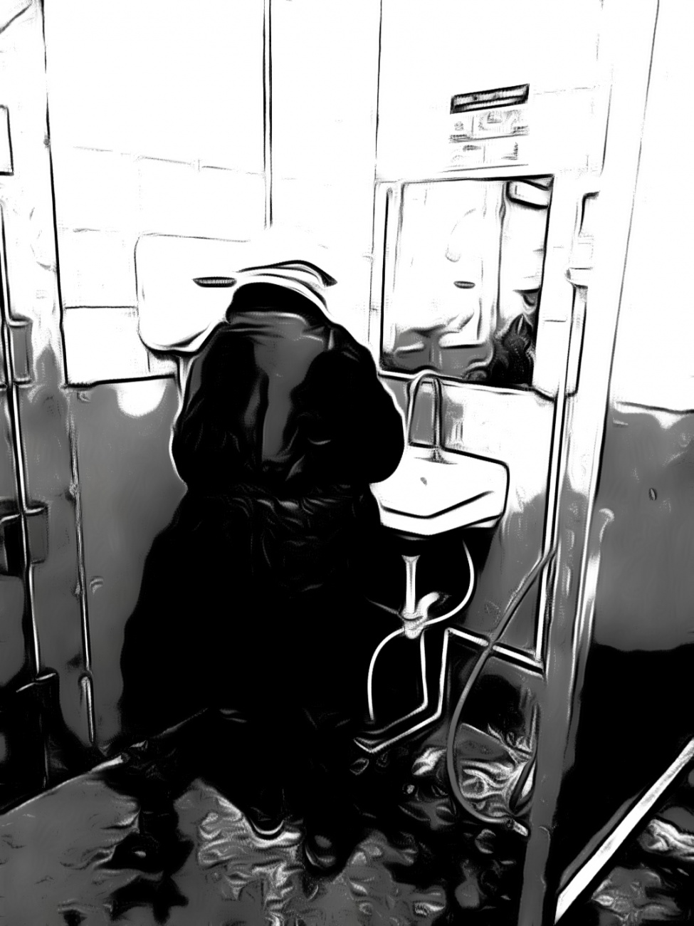 Man in bathroom 