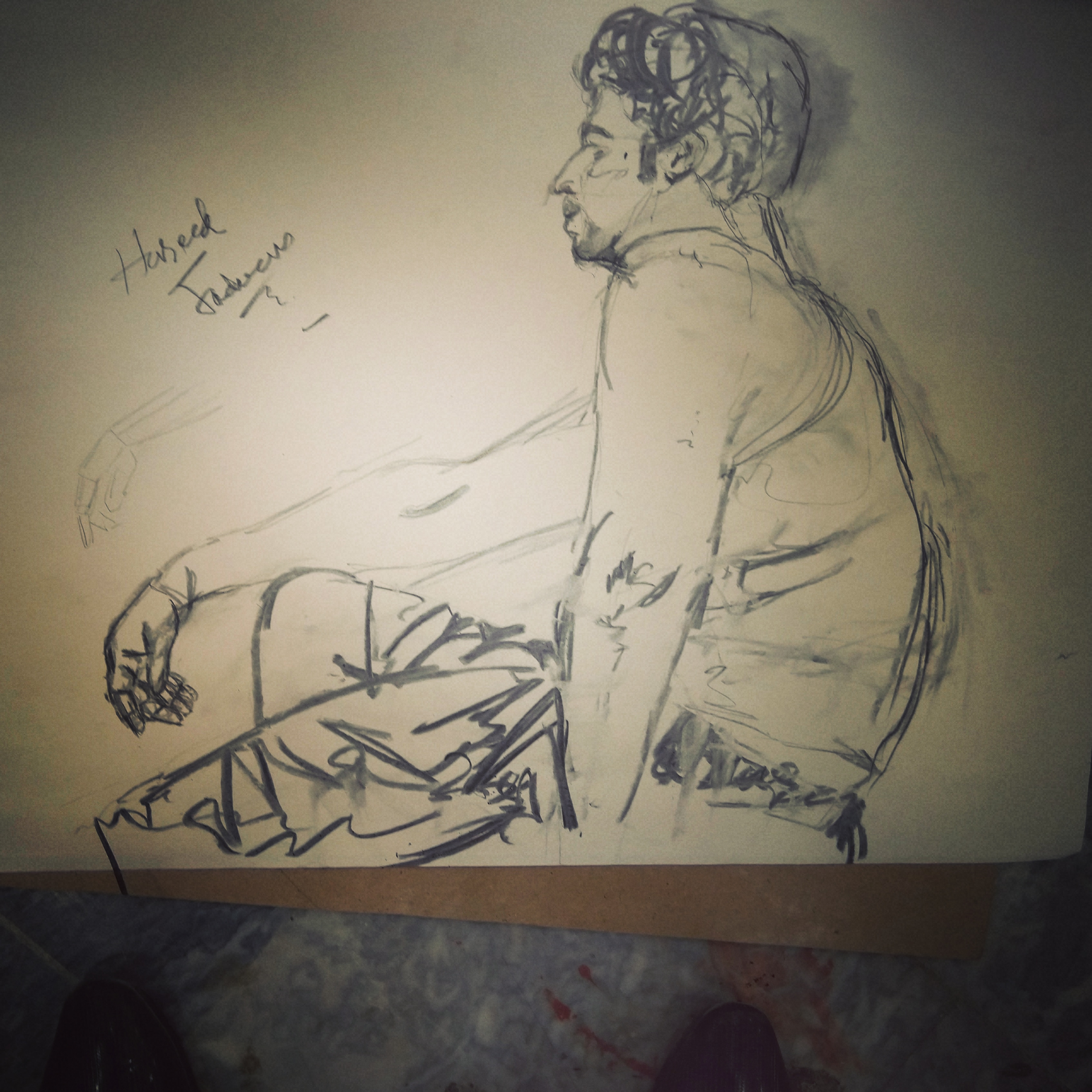 My live sketch in Pakistan