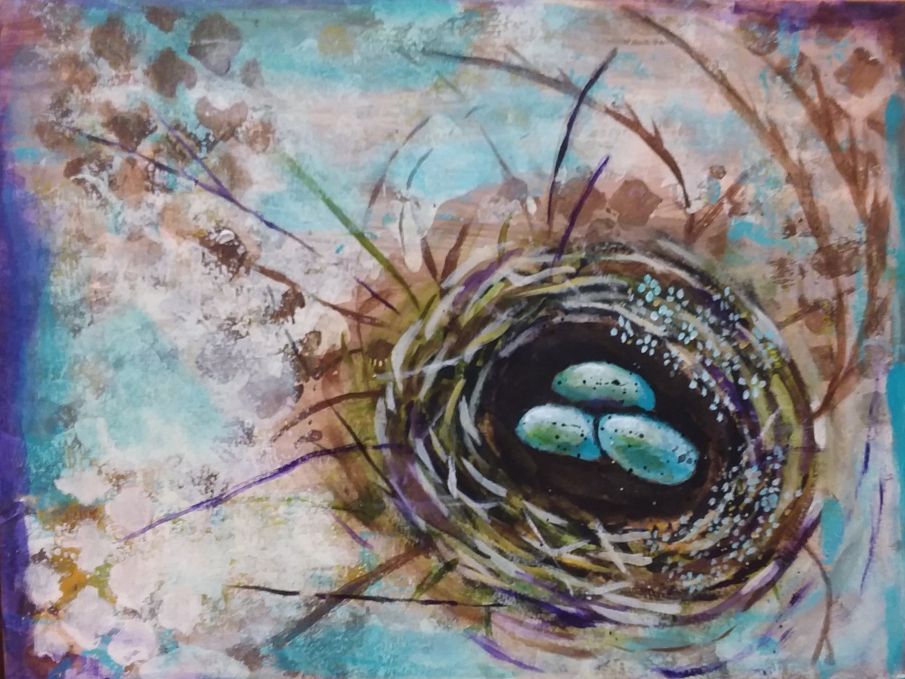 Nesting - Mixed Media