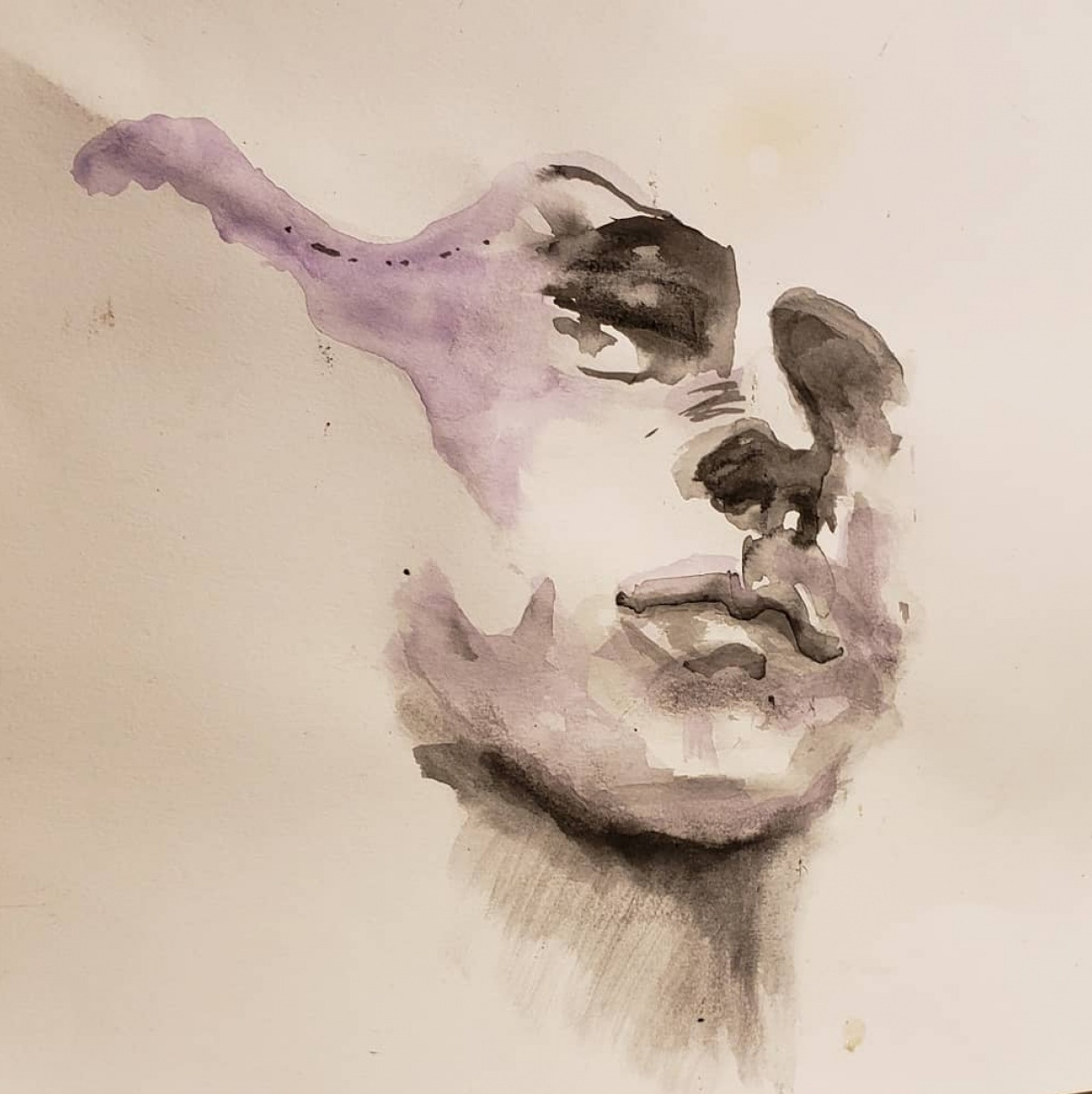 Playing with India ink