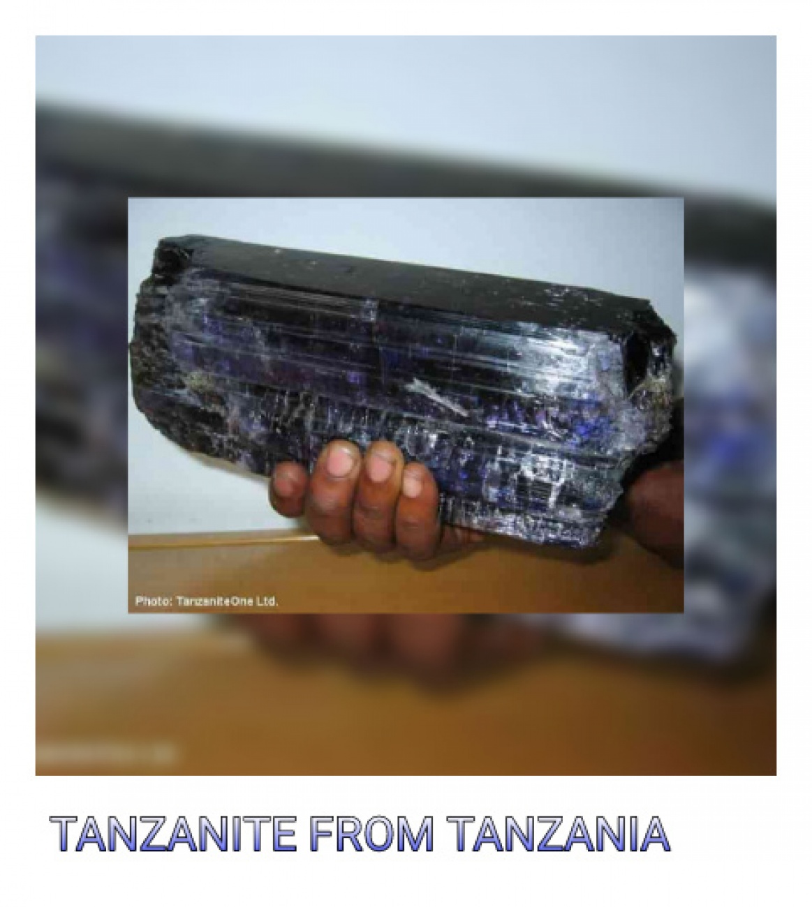 Rare gemstone of Tanzania-Tanzanite