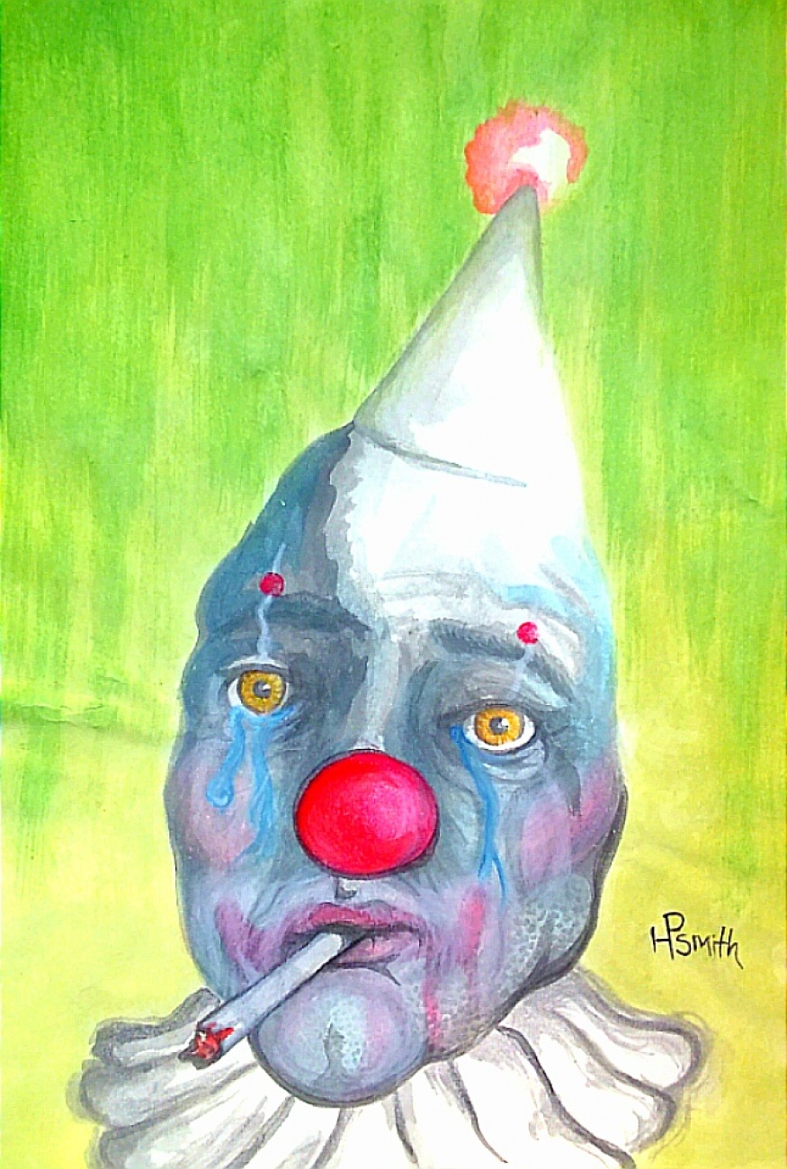 sad clown