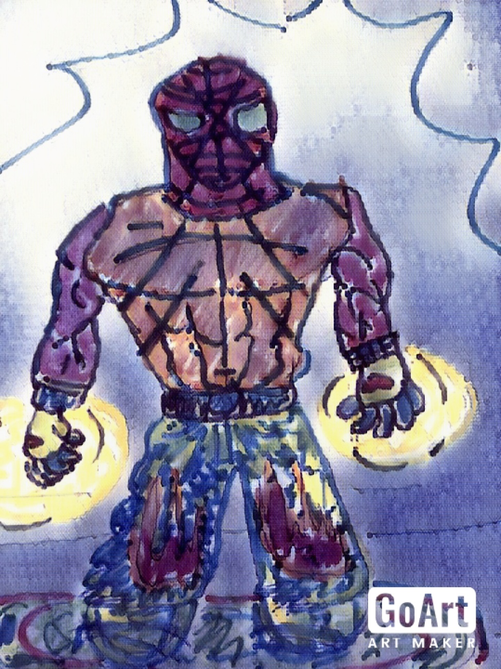 Spider man in metaverse comic