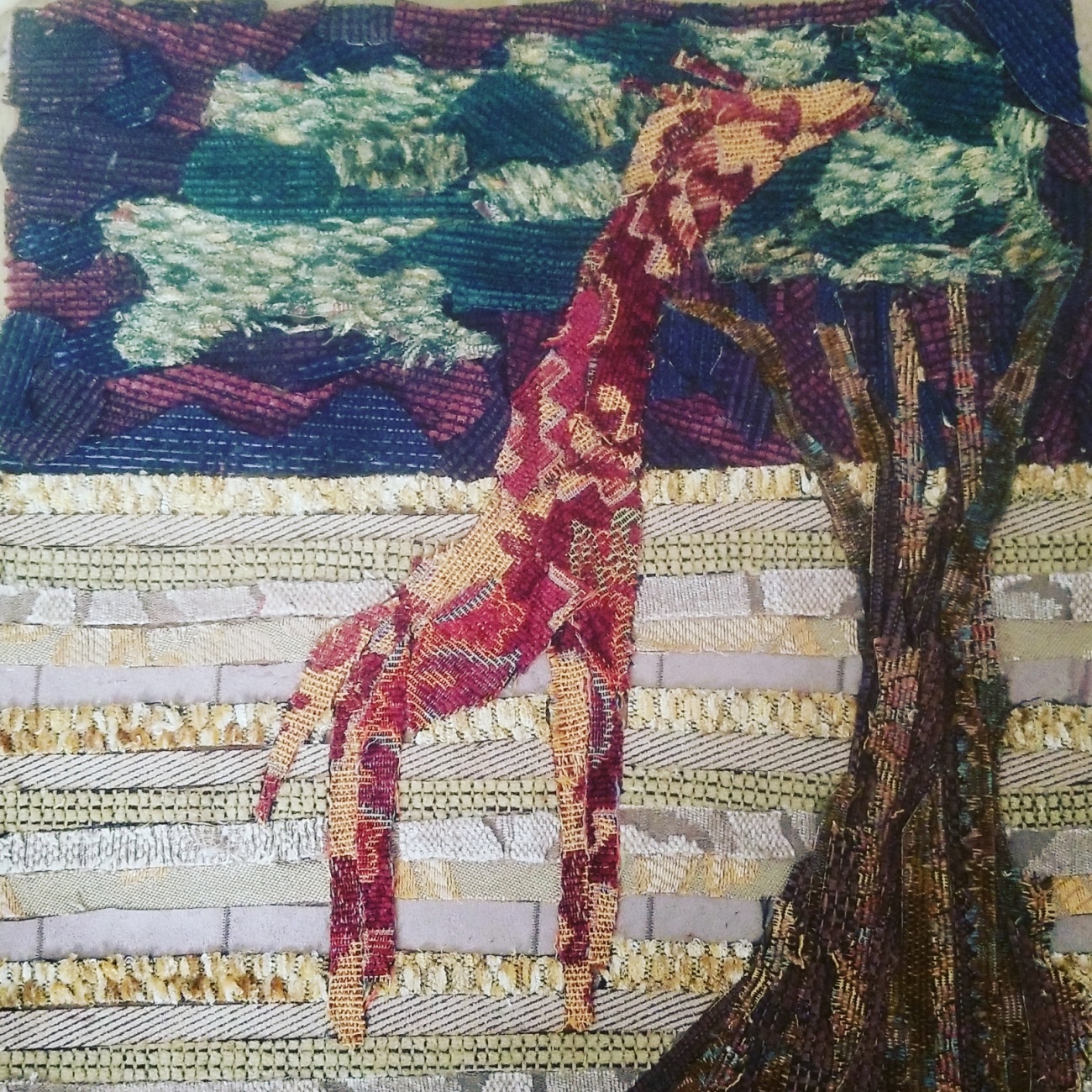 Textile giraffe