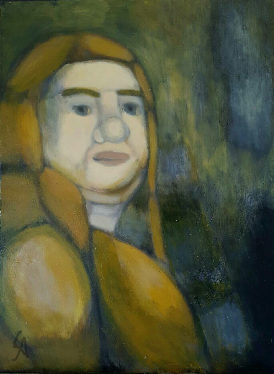 The arrogant woman - oil painting on ...