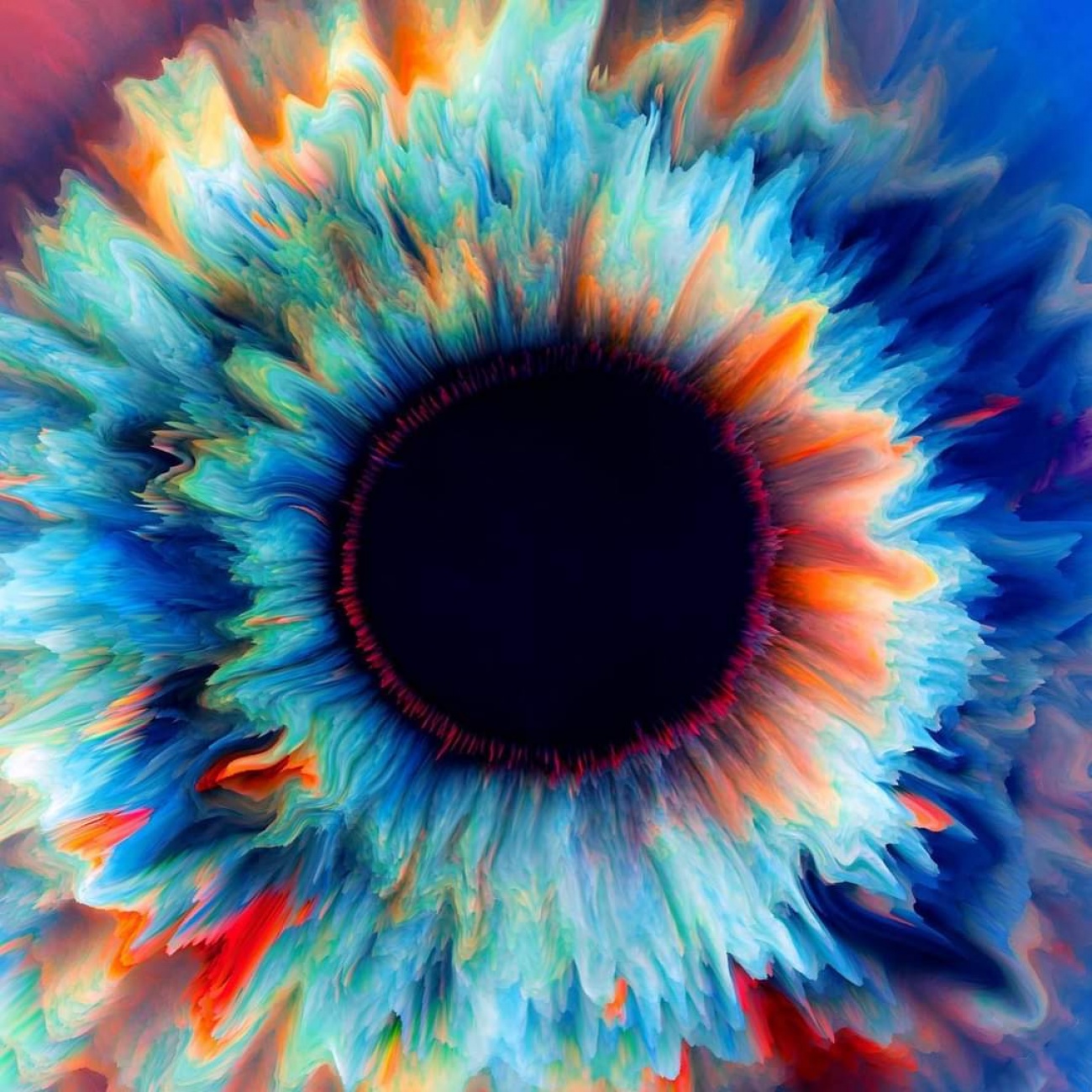 Tie dye eye