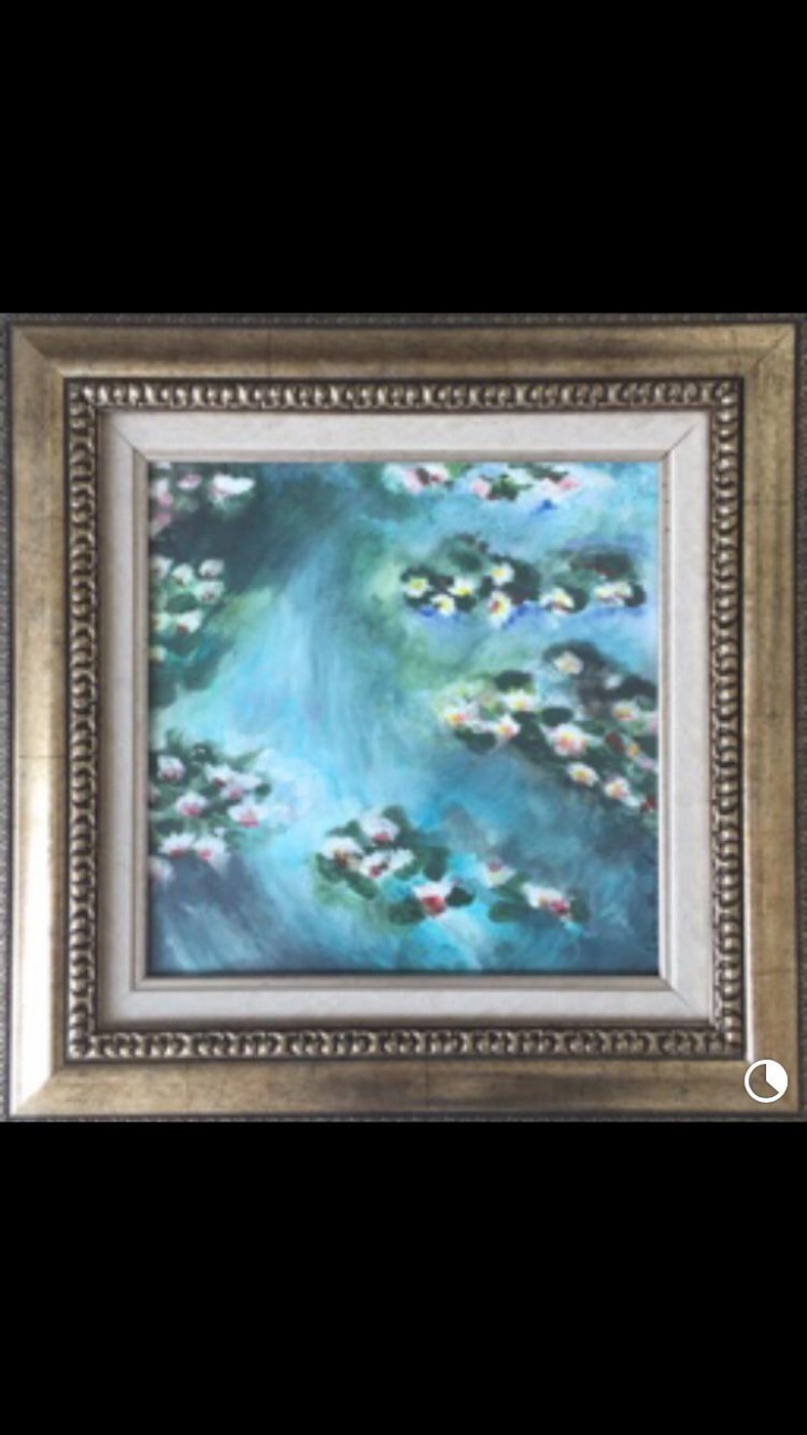 Water lilies 2. Size: 45(H)*46(W)